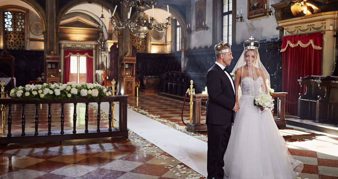 Matrimonio religioso nella chiesa ortodossa di S. Giorgio dei Greci.