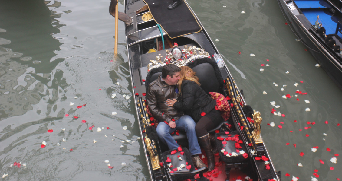 Proposta di matrimonio in gondola a Venezia