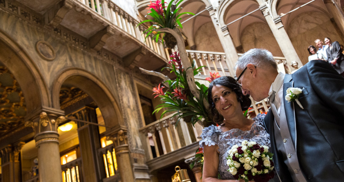 Il matrimonio da sogno all’Hotel Danieli a Venezia per Isabella e 