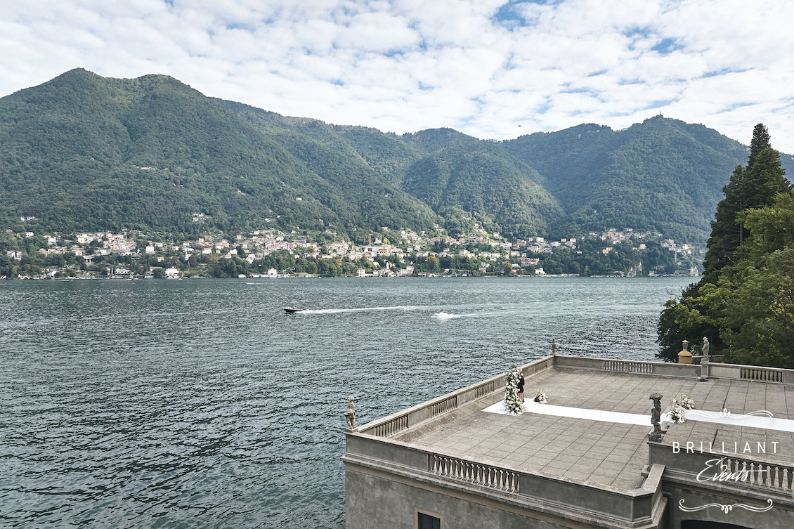 Matrimonio romantico sul lago di Como
