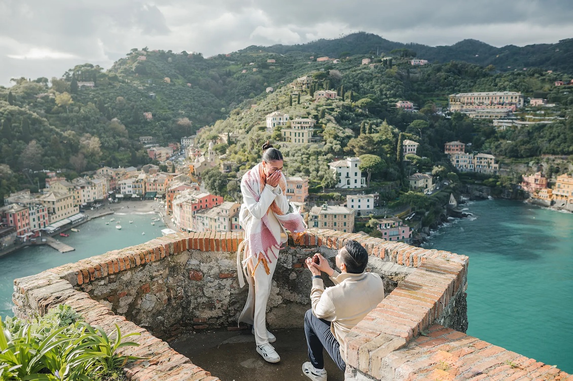 Engagement Portofino castello Brown