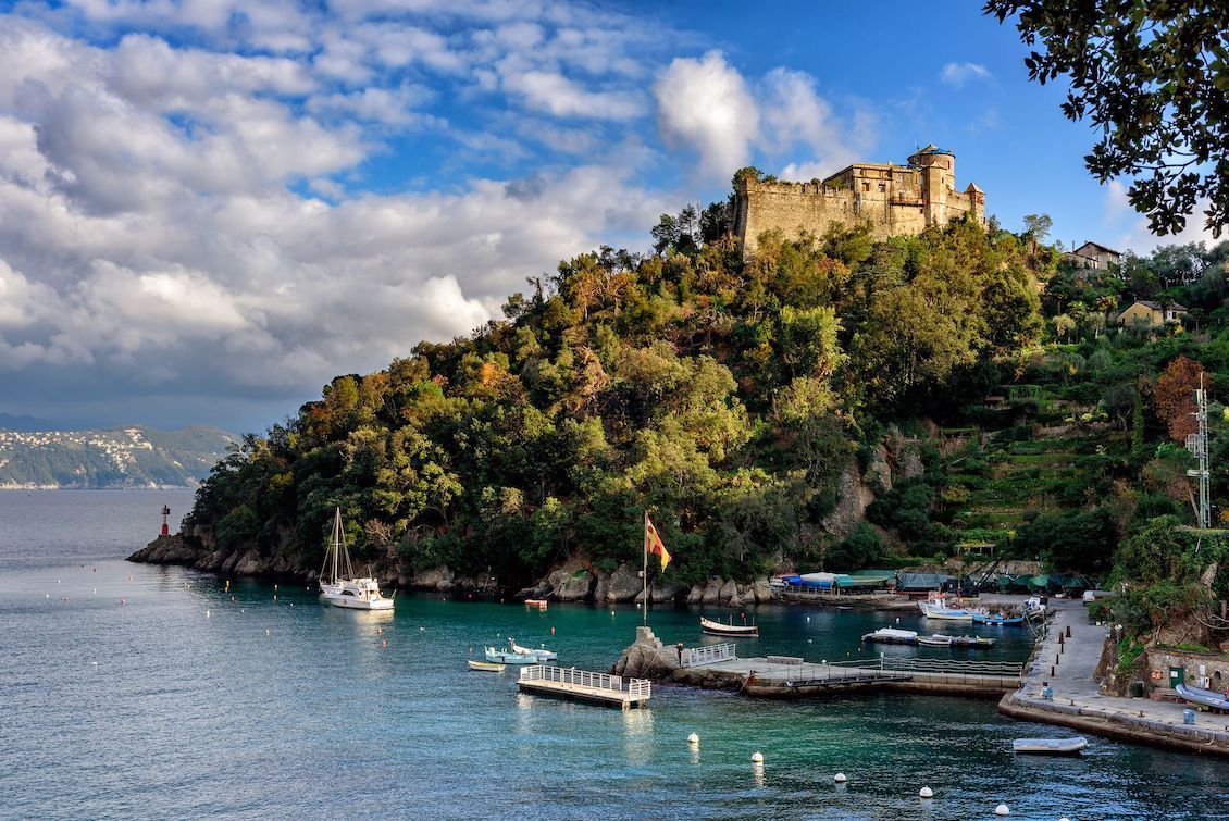 Proposta matrimonio castello romantico Portofino