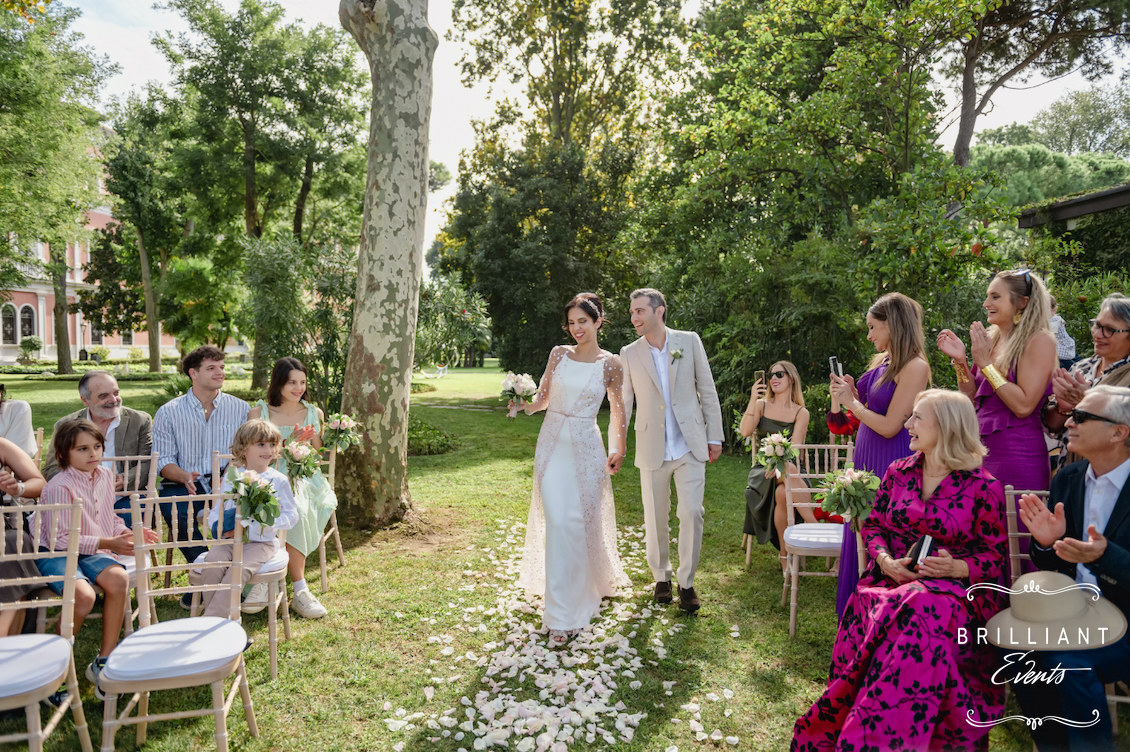 Matrimonio simbolico presso il San Clemente Palace Kempinski a Venezia in Italia