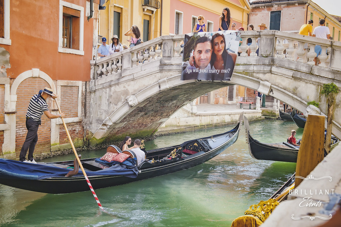 Proposta di matrimonio in gondola