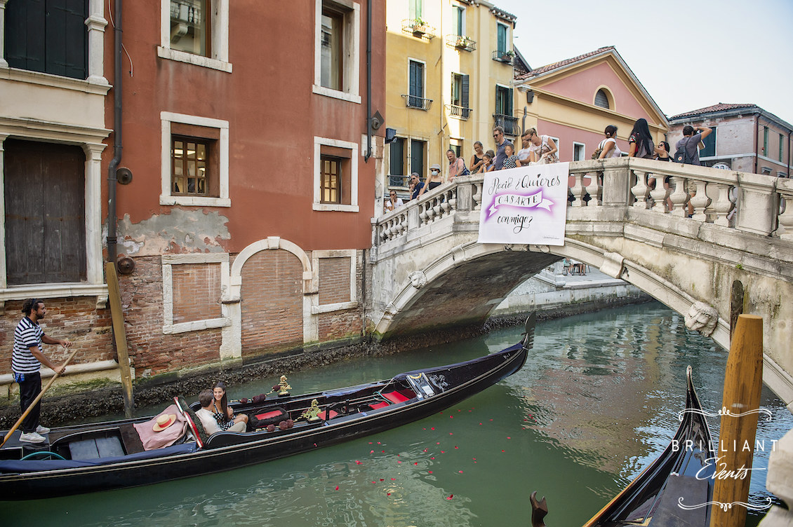 Proposta di matrimonio romantica venezia