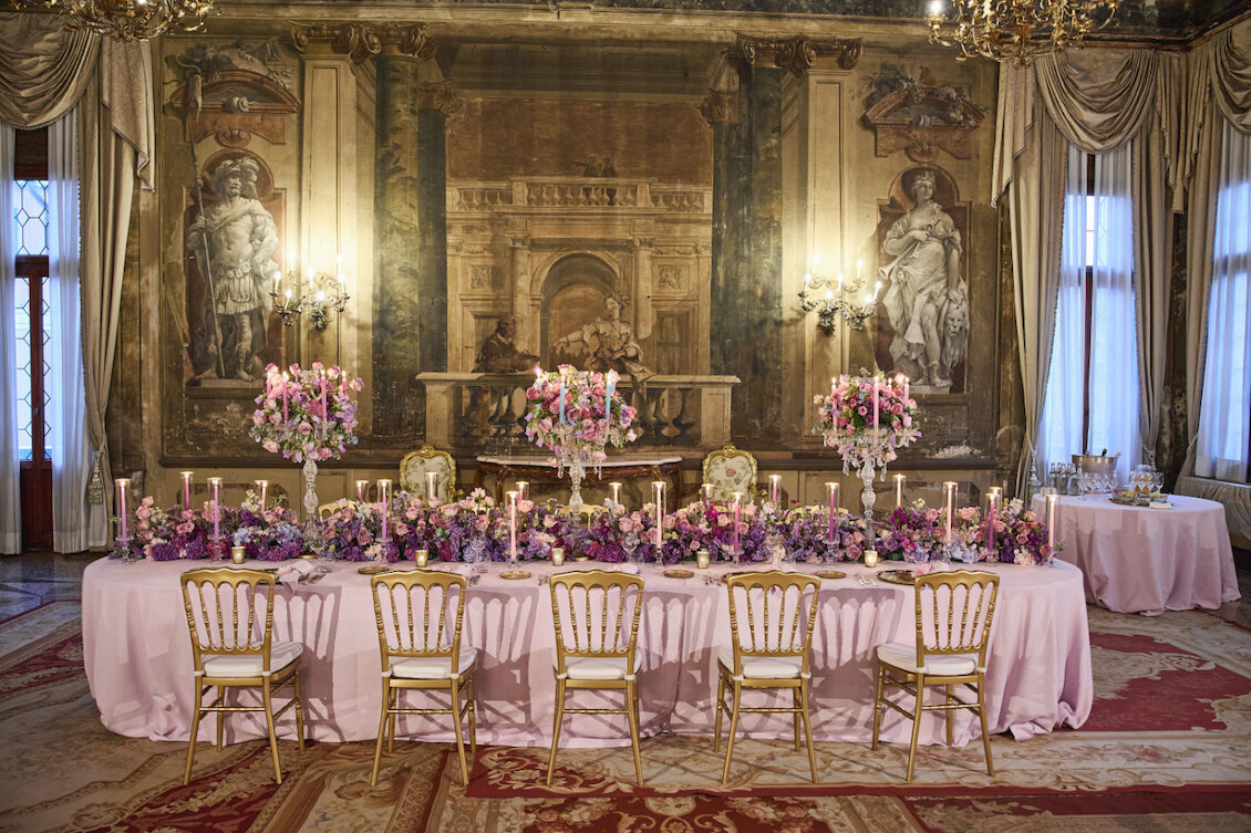 Cene private in sala da ballo a Venezia