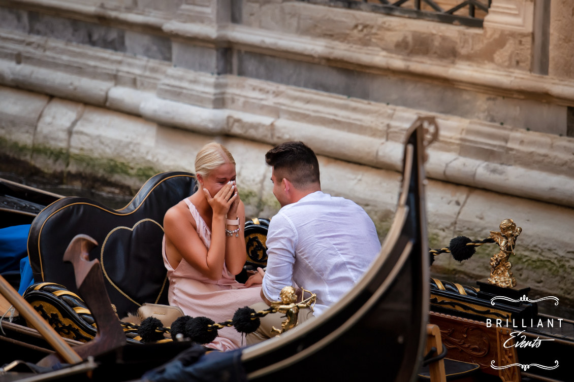 Proposta di matrimonio in gondola Venezia