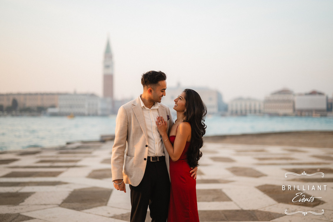 proposta di matrimonio elegante venezia