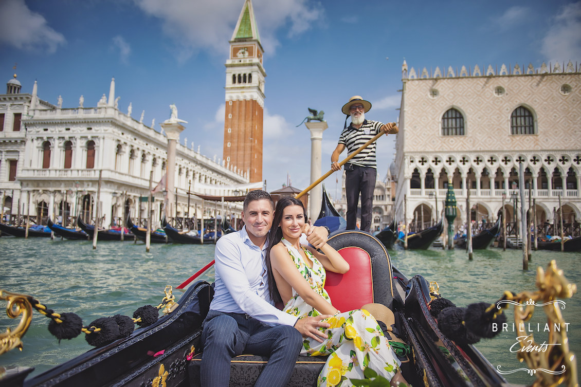 Proposta in gondola Canal Grande Venezia
