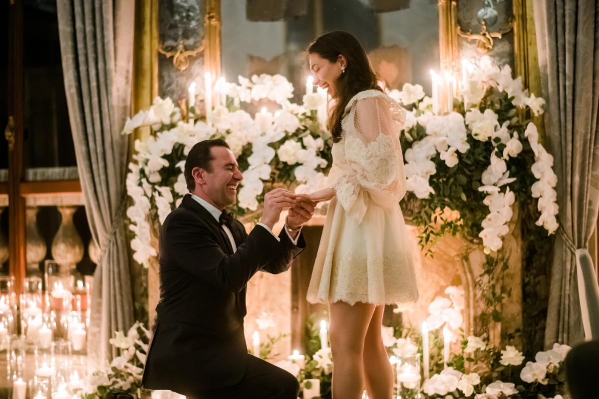 proposta di matrimonio aman venice