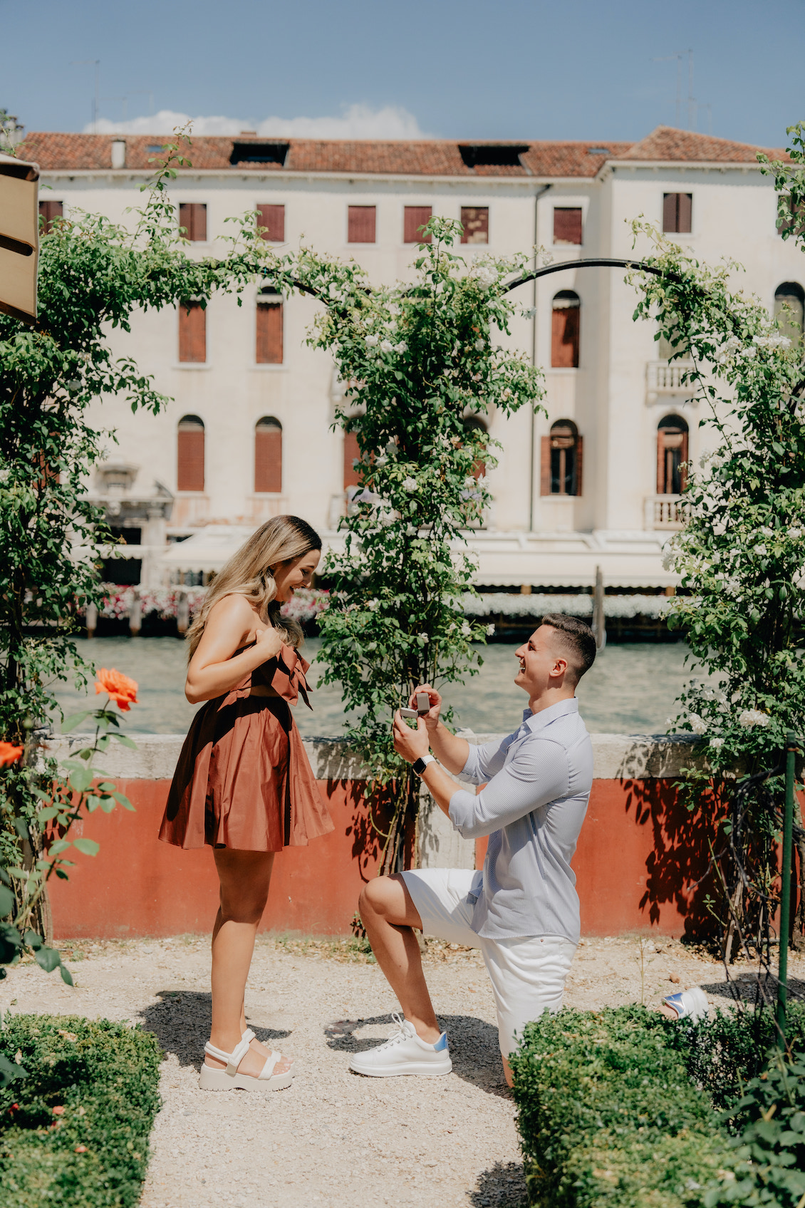proposta di matrimonio giardino canal grande venezia