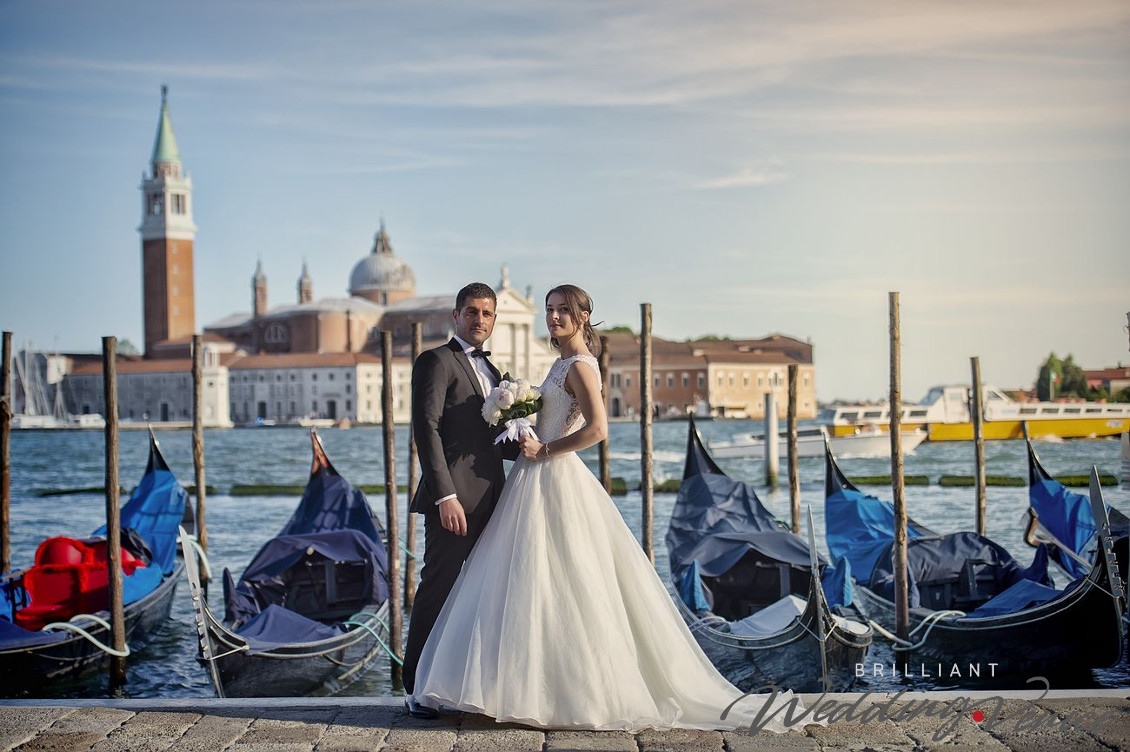 Matrimonio intimo in uno dei palazzi più romantici di Venezia, Italia