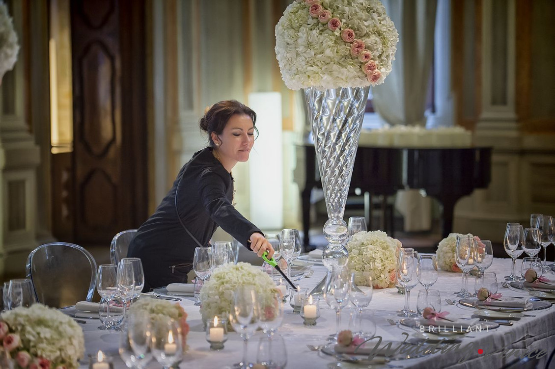 Matrimonio intimo in un romantico palazzo veneziano