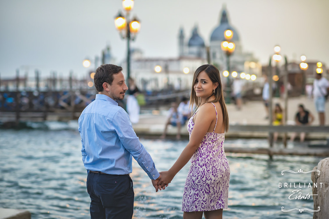 Proposta di matrimonio con vista mozzafiato a Venezia