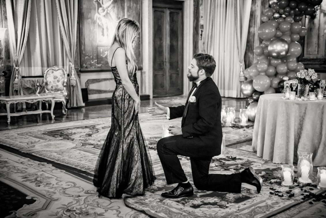 002a Proposta di matrimoni a Venezia in un esclusivo palazzo di lusso
