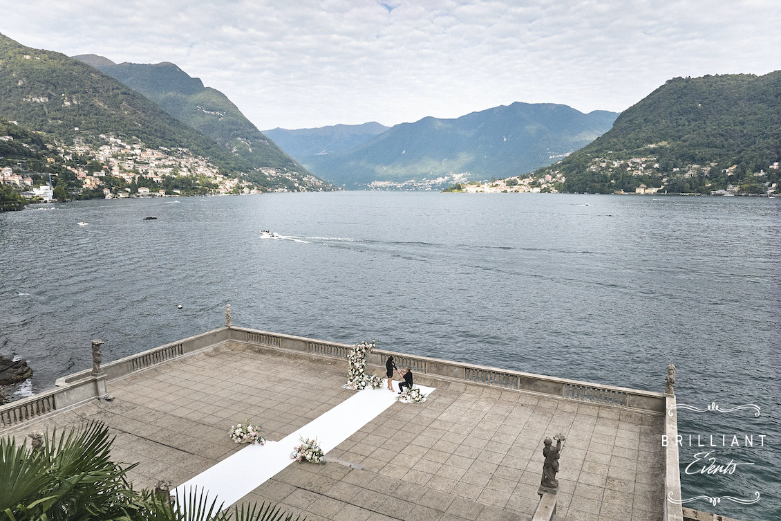 proposta matrimonio esclusiva lago di como