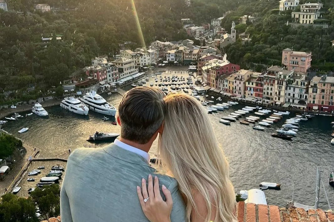 Proposta di matrimonio da sogno a Portofino Castello Brown