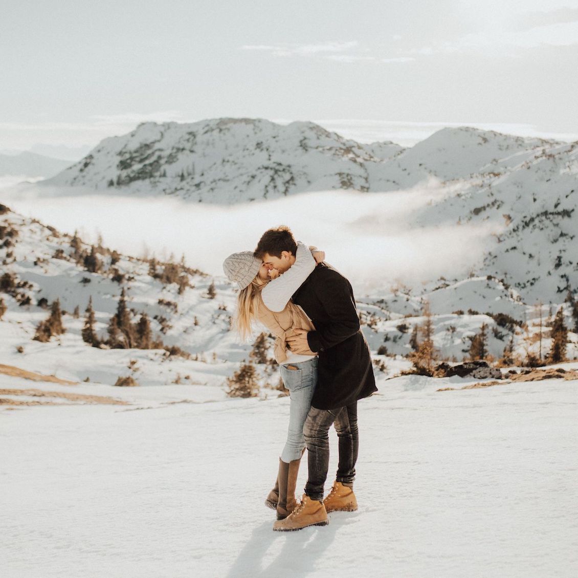 003 La proposta di matrimonio più romantica con la neve a St Moritz