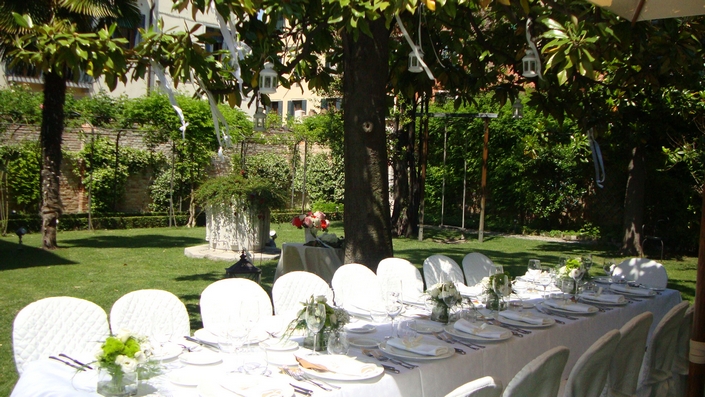 giardino palazzo veneziano matrimonio venezia 2