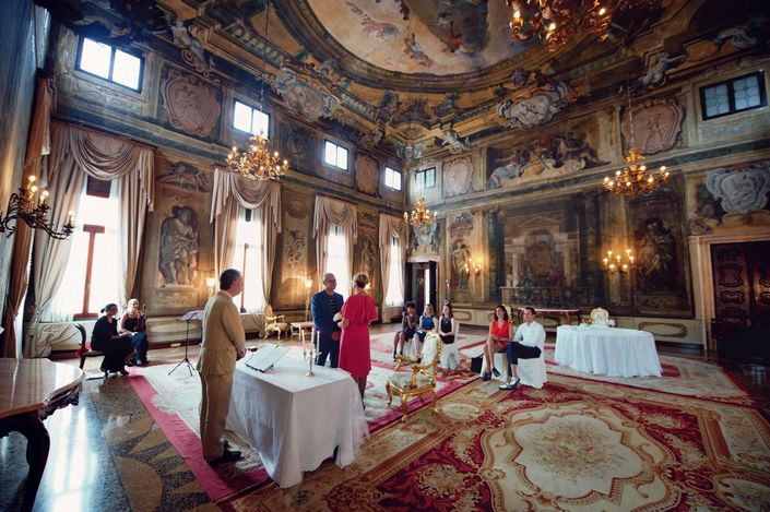 Anniversario di matrimonio a palazzo a Venezia – Lussuoso palazzo veneziano