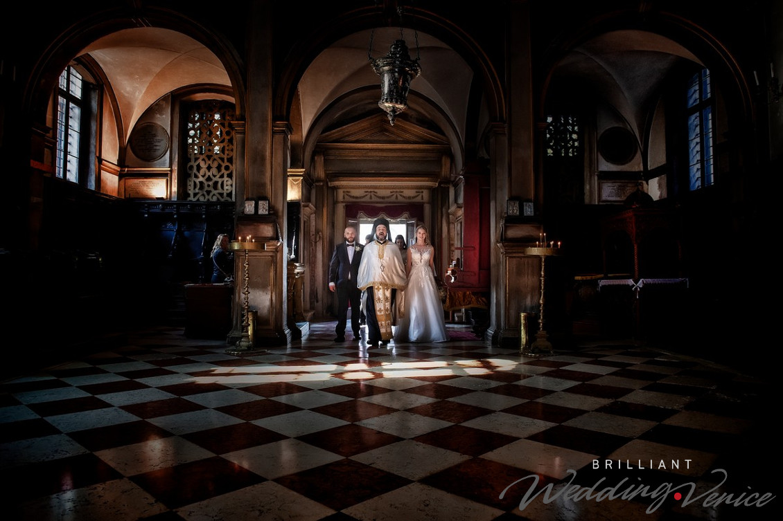 Matrimonio ortodosso nella chiesa di San Giorgio dei Greci a Venezia