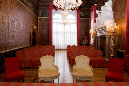 006 sala dei cuori matrimonio civile ca vendramin calergi venezia