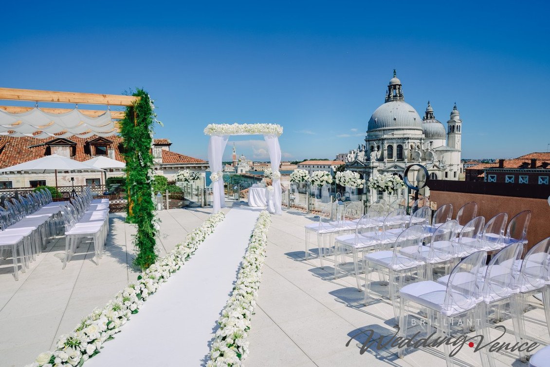 Matrimonio ebraico a Venezia sulla terrazza di Palazzo Gritti